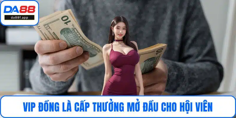 VIP đồng là cấp thưởng mở đầu cho hội viên